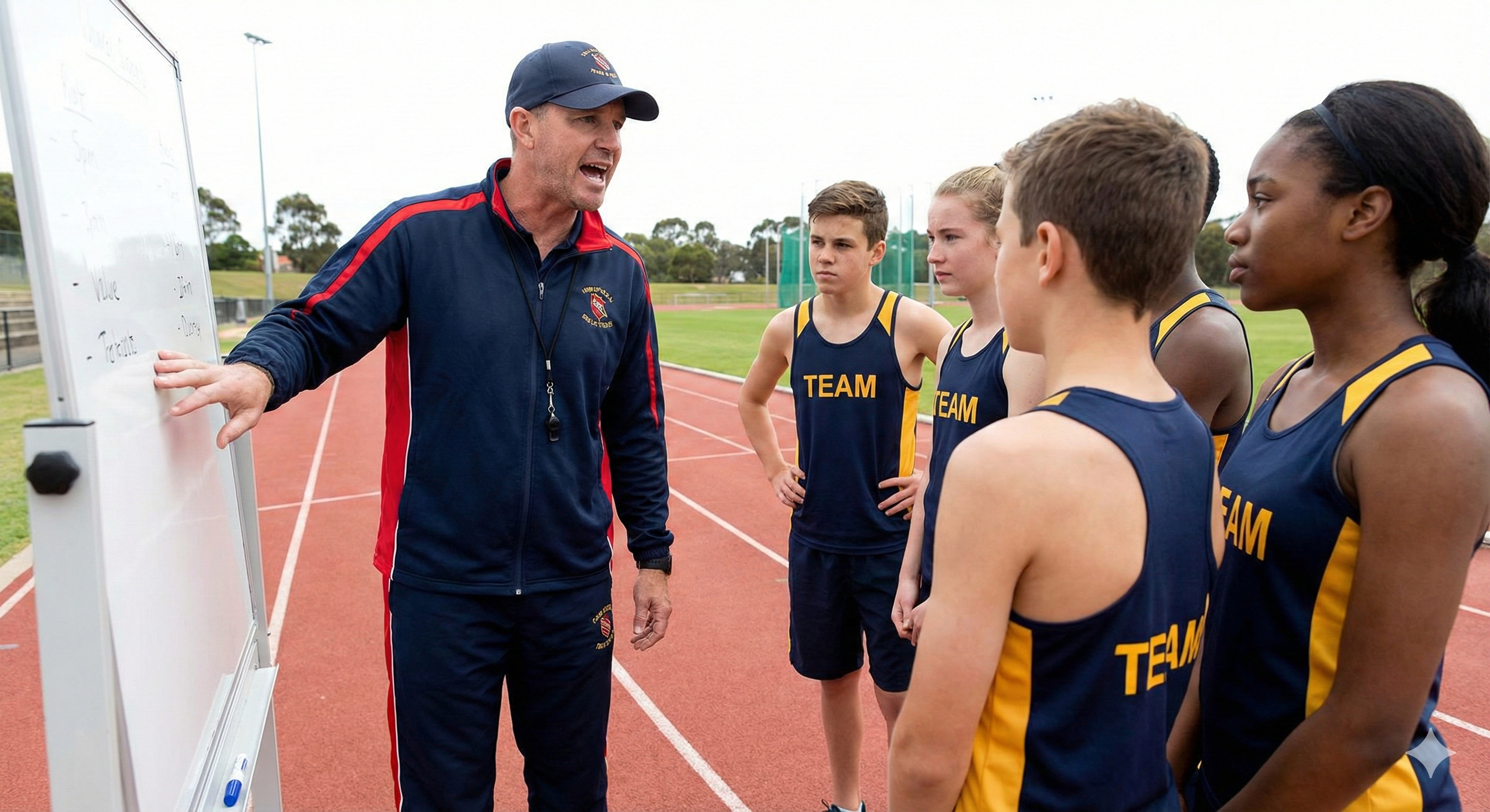 チーム指導者 メニュー作成